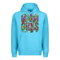 Ocean Blue Mardi Gras Premium Hoodie - HowdyJamesFarm