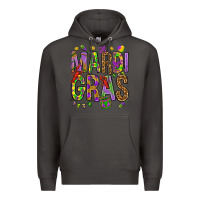 Smoke Mardi Gras Premium Hoodie - HowdyJamesFarm