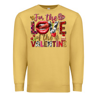 Antique Gold For the love of the Valentine Premium Sweatshirt - HowdyJamesFarm