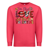 Cardinal For the love of the Valentine Premium Sweatshirt - HowdyJamesFarm