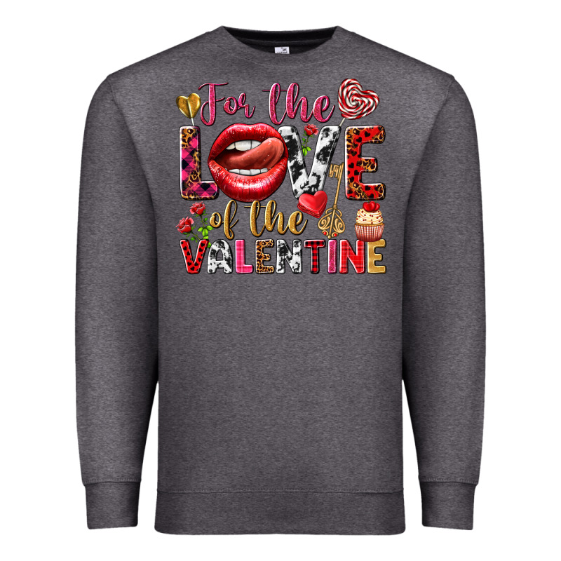 For The Love Of The Valentine Premium Sweatshirt by HowdyJamesFarm | Teevron