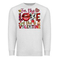 Oatmeal Heather For the love of the Valentine Premium Sweatshirt - HowdyJamesFarm