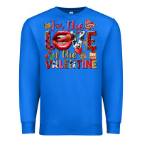 True Royal For the love of the Valentine Premium Sweatshirt - HowdyJamesFarm