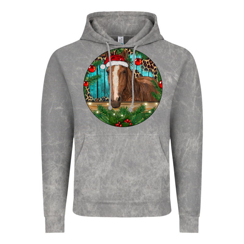 Brown Horse Christmas Vintage Hoodie by RanaPortraitStore | Teevron