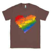 Chestnut kindness equality peace love inclusion diversity h Classic Tee - MaliasSmallBusiness