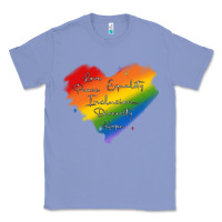 Colony Blue kindness equality peace love inclusion diversity h Classic Tee - MaliasSmallBusiness
