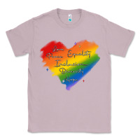 Lilac kindness equality peace love inclusion diversity h Classic Tee - MaliasSmallBusiness