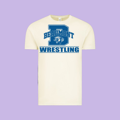 Beaumont Wrestling Vintage Tee Designed By Jasminsmagicworld