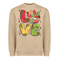 Mushroom love juneteenth lips Heavyweight Sweatshirt - MaliasSmallBusiness