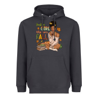 Smoke Just a girl who loves Fall afro woman Heavyweight Hoodie - NancyCooperArtShop
