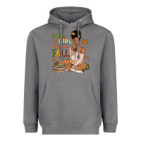 Storm Just a girl who loves Fall afro woman Heavyweight Hoodie - NancyCooperArtShop