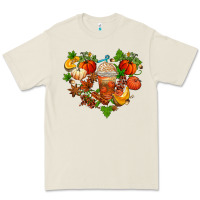 Bone fall pumpkin heart Premium Tee - AdoDesignShop