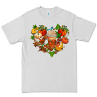 Fall Pumpkin Heart Premium Tee | Teevron