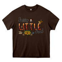 Chocolate Brown sassy little soul Heavy Core Tee - CowhideDigitalArt