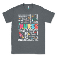 Charcoal Heather nurse word Classic Tee - JahusDesignShop