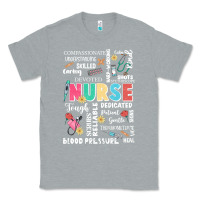 Heather Grey nurse word Classic Tee - JahusDesignShop