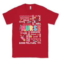 Red nurse word Classic Tee - JahusDesignShop