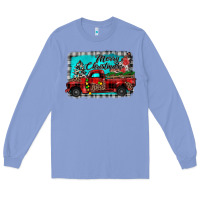 Colony Blue truck merry christmas Long Sleeve Tee - JahusDesignShop