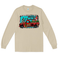 Mushroom truck merry christmas Long Sleeve Tee - JahusDesignShop
