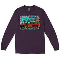 Plum truck merry christmas Long Sleeve Tee - JahusDesignShop