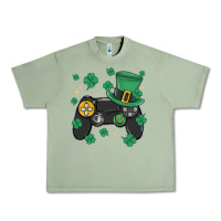 Oil Green video game st patricks day Urban Heavy Tee - MaliasSmallBusiness