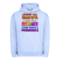 Pigment Grape Ice what a beautiful day to respect other people Urban Hoodie - FaDigitalArtStudio