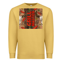 Antique Gold grill master with bull skull Premium Sweatshirt - TumblerDesignByShophia