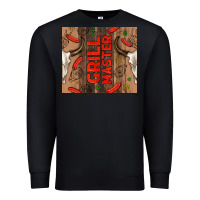Black grill master with bull skull Premium Sweatshirt - TumblerDesignByShophia