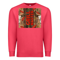 Cardinal grill master with bull skull Premium Sweatshirt - TumblerDesignByShophia