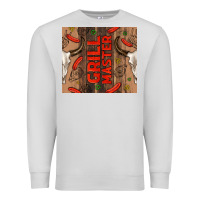 Dove Grey grill master with bull skull Premium Sweatshirt - TumblerDesignByShophia