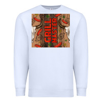 White grill master with bull skull Premium Sweatshirt - TumblerDesignByShophia