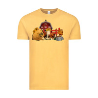 Red Barn Farm Animals Vintage Tee | Teevron