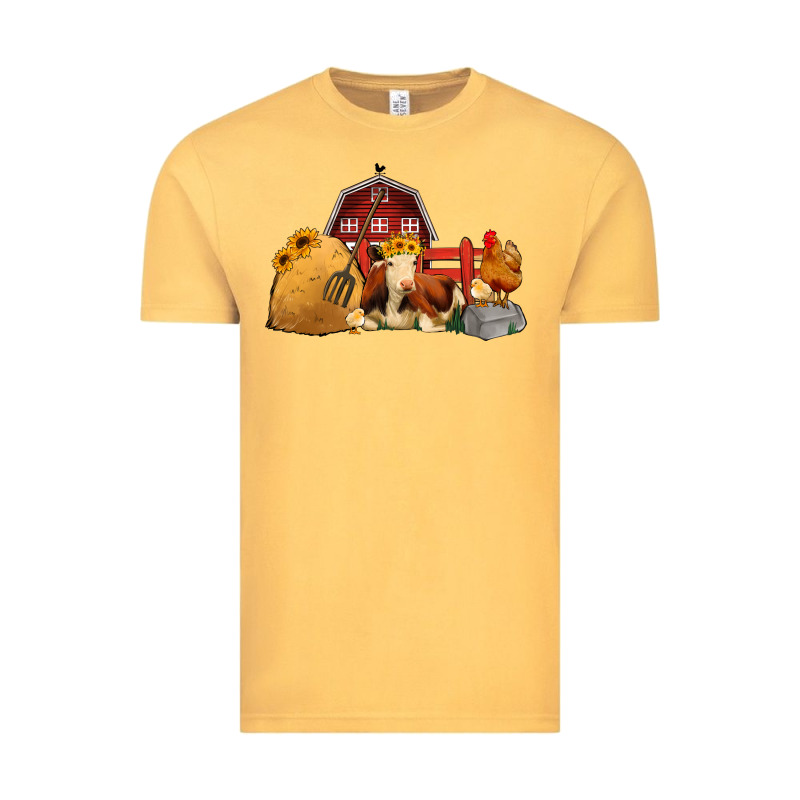 Red Barn Farm Animals Vintage Tee by Jasminsmagicworld | Teevron