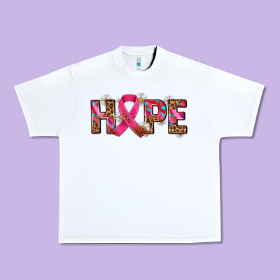 Hope And Cancer Ribbon Urban Heavy Tee Designed By Adodesignshop