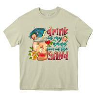 Mossy drink in my hand toes in the sand Heavy Core Tee - HRA Design Shop