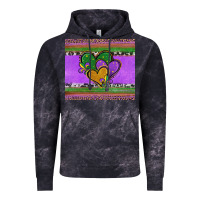 Cloud Black mardi gras hearts and fleur de lis Vintage Hoodie - Jasminsmagicworld