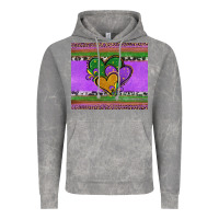 Cloud Rock mardi gras hearts and fleur de lis Vintage Hoodie - Jasminsmagicworld