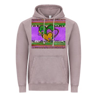 Vintage Zinc mardi gras hearts and fleur de lis Vintage Hoodie - Jasminsmagicworld