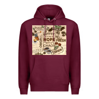 Burgundy coffee is a cup of hope Premium Hoodie - TumblerDesignByShophia