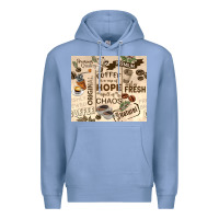 Colony Blue coffee is a cup of hope Premium Hoodie - TumblerDesignByShophia