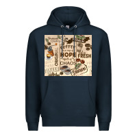 Navy coffee is a cup of hope Premium Hoodie - TumblerDesignByShophia