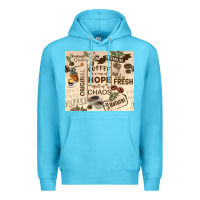 Ocean Blue coffee is a cup of hope Premium Hoodie - TumblerDesignByShophia