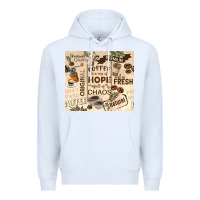 White coffee is a cup of hope Premium Hoodie - TumblerDesignByShophia