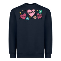 Navy tacos tequila anxiety Heavyweight Sweatshirt - MaliasSmallBusiness