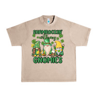French Oak shamrock with my gnomies Urban Heavy Tee - MaliasSmallBusiness