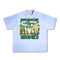 Grape Ice shamrock with my gnomies Urban Heavy Tee - MaliasSmallBusiness