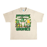 Sandshell shamrock with my gnomies Urban Heavy Tee - MaliasSmallBusiness