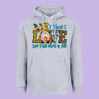 I Think I Love Fall Most Of All Heavyweight Hoodie Designed By Nancycooperartshop