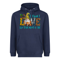 Navy I think i love Fall most of all Heavyweight Hoodie - NancyCooperArtShop