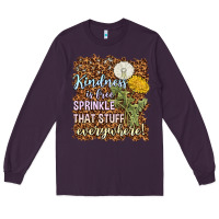 Plum kindness is free sprinkle Long Sleeve Tee - NancyCooperArtShop